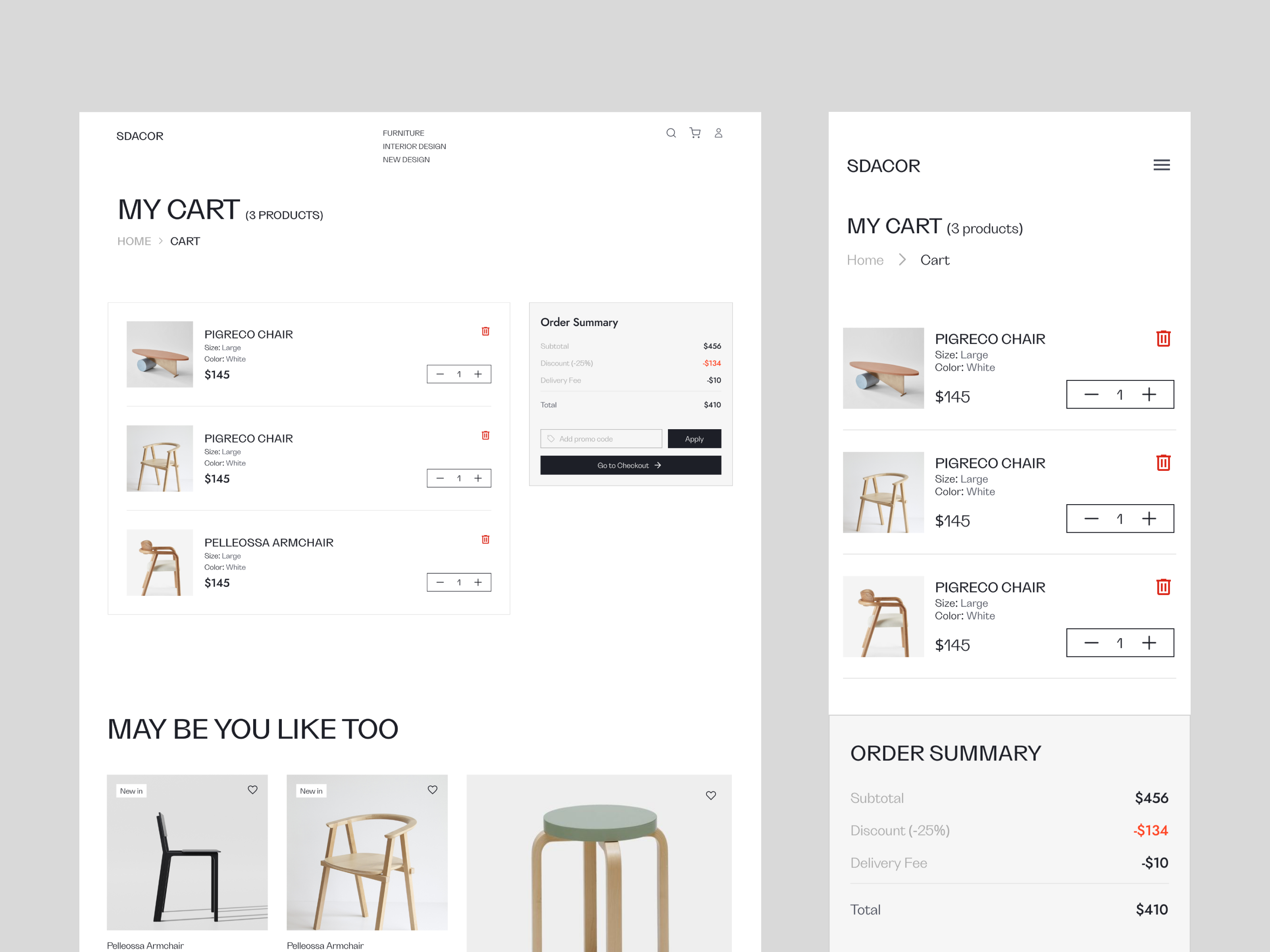 Example of Ecommerce Website Design